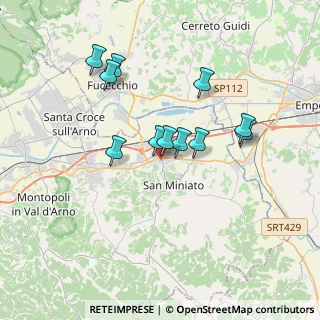 Mappa Via A. Manzoni, 56028 San Miniato PI, Italia (3.15636)