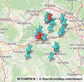 Mappa Via A. Manzoni, 56028 San Miniato PI, Italia (12.656)