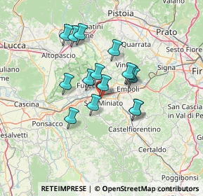 Mappa Via A. Manzoni, 56028 San Miniato PI, Italia (10.91067)