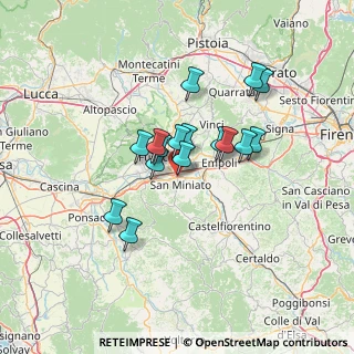 Mappa Via A. Manzoni, 56028 San Miniato PI, Italia (10.69375)