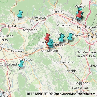 Mappa Via A. Manzoni, 56028 San Miniato PI, Italia (18.59688)
