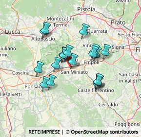 Mappa Via Padre Ernesto Balducci, 56028 San Miniato PI, Italia (11.549)