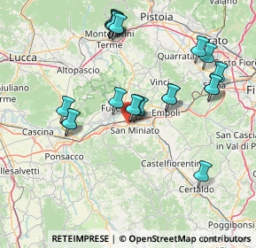 Mappa Via Padre Ernesto Balducci, 56028 San Miniato PI, Italia (15.876)