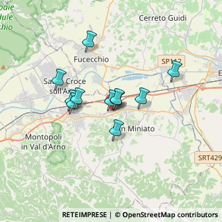Mappa Via Padre Ernesto Balducci, 56028 San Miniato PI, Italia (2.73091)