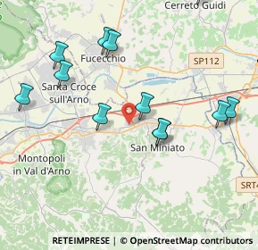 Mappa Via Padre Ernesto Balducci, 56028 San Miniato PI, Italia (5.60688)