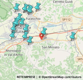 Mappa Via Padre Ernesto Balducci, 56028 San Miniato PI, Italia (5.06471)
