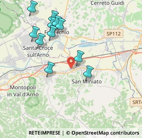 Mappa Via Padre Ernesto Balducci, 56028 San Miniato PI, Italia (4.15727)