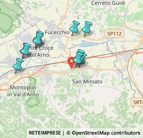 Mappa Via Padre Ernesto Balducci, 56028 San Miniato PI, Italia (3.71182)