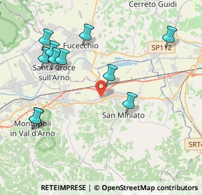 Mappa Via Padre Ernesto Balducci, 56028 San Miniato PI, Italia (4.61)