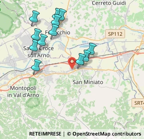 Mappa Via Padre Ernesto Balducci, 56028 San Miniato PI, Italia (4.03667)