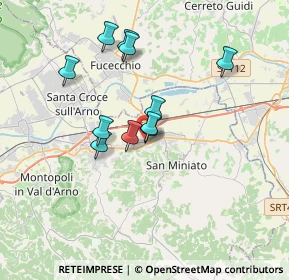 Mappa Via Padre Ernesto Balducci, 56028 San Miniato PI, Italia (2.99636)