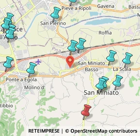 Mappa Via Padre Ernesto Balducci, 56028 San Miniato PI, Italia (2.94529)