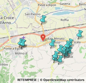 Mappa Via Padre Ernesto Balducci, 56028 San Miniato PI, Italia (2.24235)