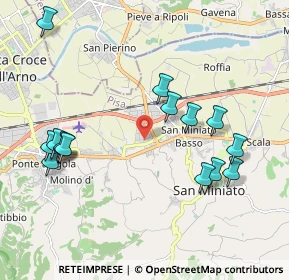Mappa Via Padre Ernesto Balducci, 56028 San Miniato PI, Italia (2.26467)