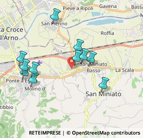 Mappa Via Padre Ernesto Balducci, 56028 San Miniato PI, Italia (1.89091)