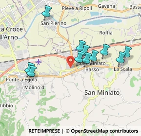 Mappa Via Padre Ernesto Balducci, 56028 San Miniato PI, Italia (1.78455)