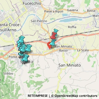 Mappa Via Padre Ernesto Balducci, 56028 San Miniato PI, Italia (2.32)