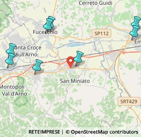 Mappa Piazza Vincenzo Cuoco, 56028 San Miniato PI, Italia (6.47909)
