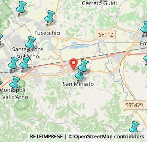 Mappa Piazza Vincenzo Cuoco, 56028 San Miniato PI, Italia (7.26053)