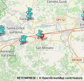 Mappa Piazza Vincenzo Cuoco, 56028 San Miniato PI, Italia (6.89929)