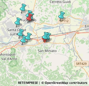 Mappa Piazza Vincenzo Cuoco, 56028 San Miniato PI, Italia (4.01545)