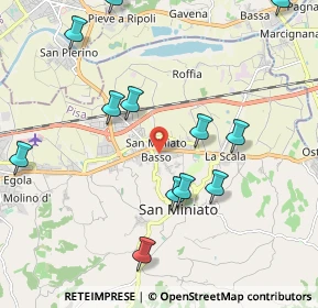 Mappa Piazza Vincenzo Cuoco, 56028 San Miniato PI, Italia (2.55923)