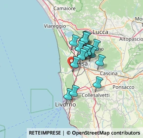 Mappa Località Cascine Nuove, 56122 Pisa PI, Italia (9.43625)