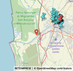 Mappa Località Cascine Nuove, 56122 Pisa PI, Italia (5.183)