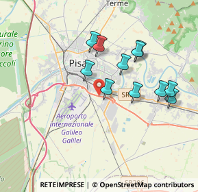 Mappa Via Vicinale dei Vignoli, 56121 Pisa PI, Italia (3.44)