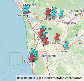 Mappa Via Vicinale dei Vignoli, 56121 Pisa PI, Italia (14.898)
