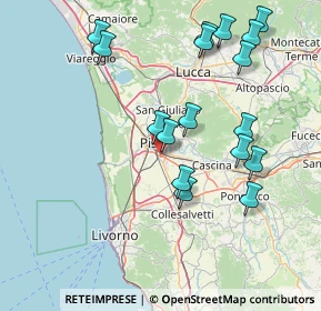 Mappa Via Vicinale dei Vignoli, 56121 Pisa PI, Italia (16.99353)