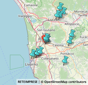 Mappa Via Vicinale dei Vignoli, 56121 Pisa PI, Italia (14.25714)