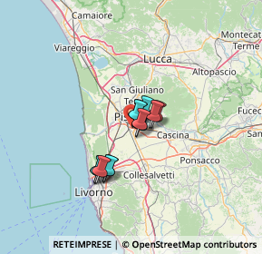 Mappa Via Vicinale dei Vignoli, 56121 Pisa PI, Italia (8.295)