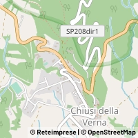 خريطة Chiusi della Verna