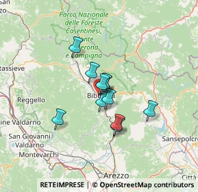 Mappa Piazza Stazione, 52011 Bibbiena AR, Italia (8.69909)
