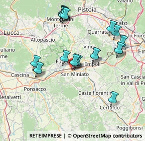 Mappa Via Martiri di Belfiore, 56028 San Miniato PI, Italia (15.691)