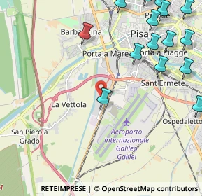 Mappa Via Rino Ricci, 56121 Pisa PI, Italia (3.086)