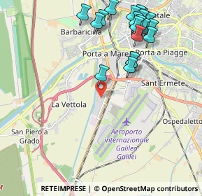 Mappa Via Rino Ricci, 56121 Pisa PI, Italia (2.5)