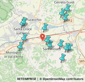 Mappa Via Villeneuve Lez Avignon, 56028 San Miniato PI, Italia (4.21714)