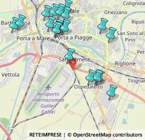 Mappa Via Cariola, 56121 Pisa PI, Italia (2.38579)