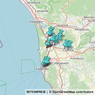 Mappa Superstrada Firenze Pisa Livorno, 56122 Pisa PI, Italia (9.816)