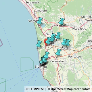 Mappa Superstrada Firenze Pisa Livorno, 56122 Pisa PI, Italia (12.6225)