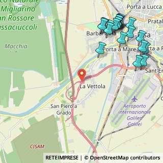 Mappa Superstrada Firenze Pisa Livorno, 56122 Pisa PI, Italia (3.073)