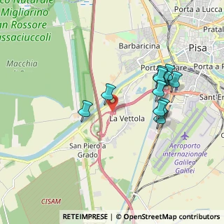 Mappa Superstrada Firenze Pisa Livorno, 56122 Pisa PI, Italia (1.80833)