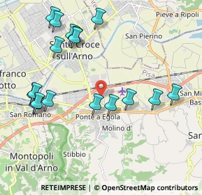 Mappa Via Chico Mendes, 56028 San Miniato PI, Italia (2.32412)