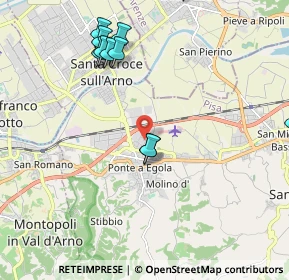 Mappa Via Chico Mendes, 56028 San Miniato PI, Italia (2.40455)