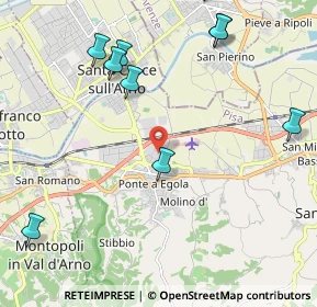 Mappa Via Chico Mendes, 56028 San Miniato PI, Italia (2.94833)