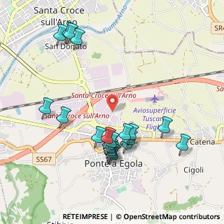 Mappa Via Chico Mendes, 56028 San Miniato PI, Italia (1.0935)