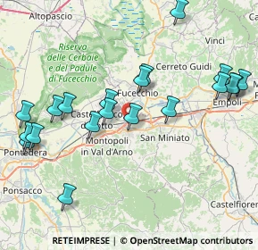 Mappa Via Chico Mendes, 56028 San Miniato PI, Italia (9.273)