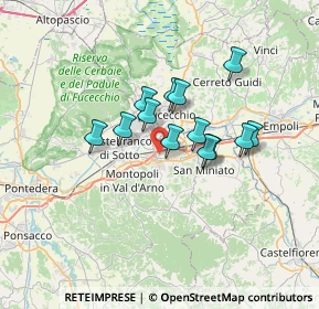 Mappa Via Chico Mendes, 56028 San Miniato PI, Italia (5.09154)